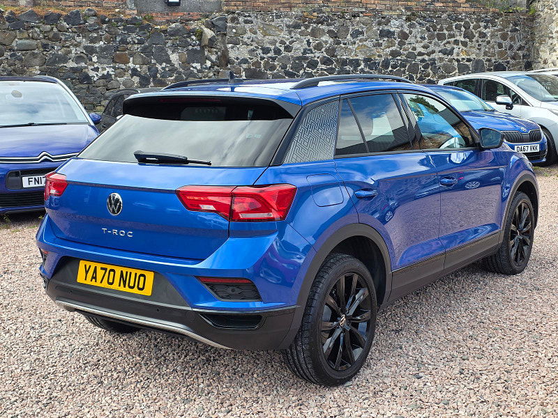 Volkswagen T-Roc 1.5L Black Edition TSi Evo Semi-Auto SUV 5dr Petrol Semi Automatic Euro 6 (148 bhp) 5dr Automatic 2025
