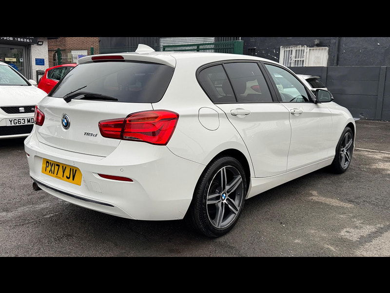 BMW 1 Series 2.0 118d Sport Euro 6 (s/s) 5dr 5dr Manual 2025