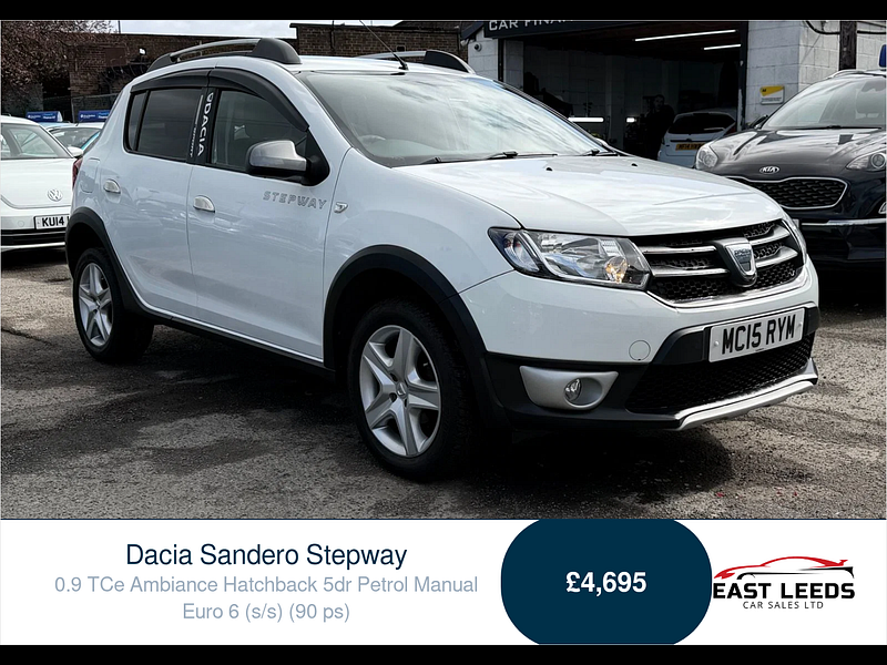 Dacia Sandero Stepway 0.9 TCe Ambiance Hatchback 5dr Petrol Manual Euro 6 (s/s) (90 ps) 5dr Manual 2026