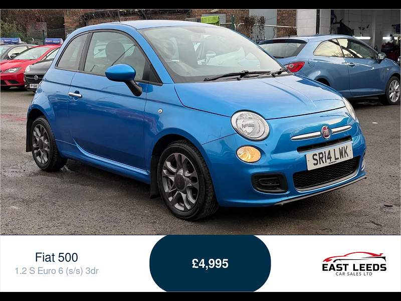 Fiat 500 1.2 S Euro 6 (s/s) 3dr 3dr Manual 2026