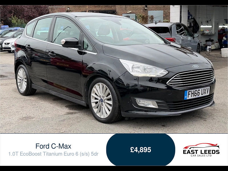 Ford C-Max 1.0T EcoBoost Titanium Euro 6 (s/s) 5dr 5dr Manual 2026