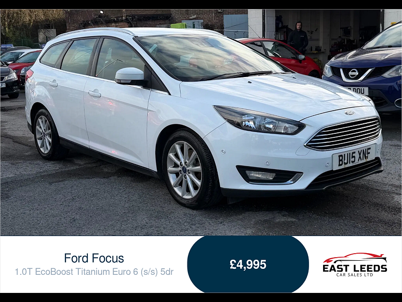 Ford Focus 1.0T EcoBoost Titanium Euro 6 (s/s) 5dr 5dr Manual 2026