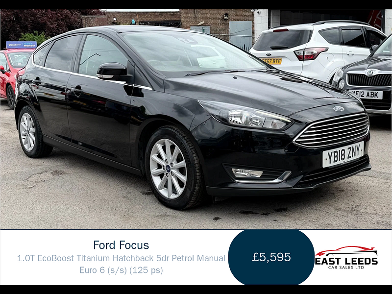 Ford Focus 1.0T EcoBoost Titanium Hatchback 5dr Petrol Manual Euro 6 (s/s) (125 ps) 5dr Manual 2026