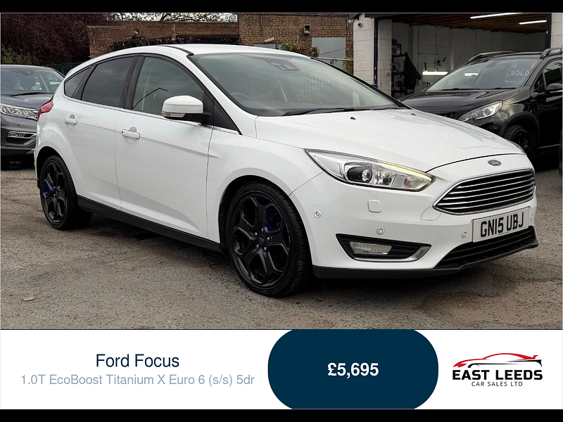 Ford Focus 1.0T EcoBoost Titanium X Euro 6 (s/s) 5dr 5dr Manual 2026