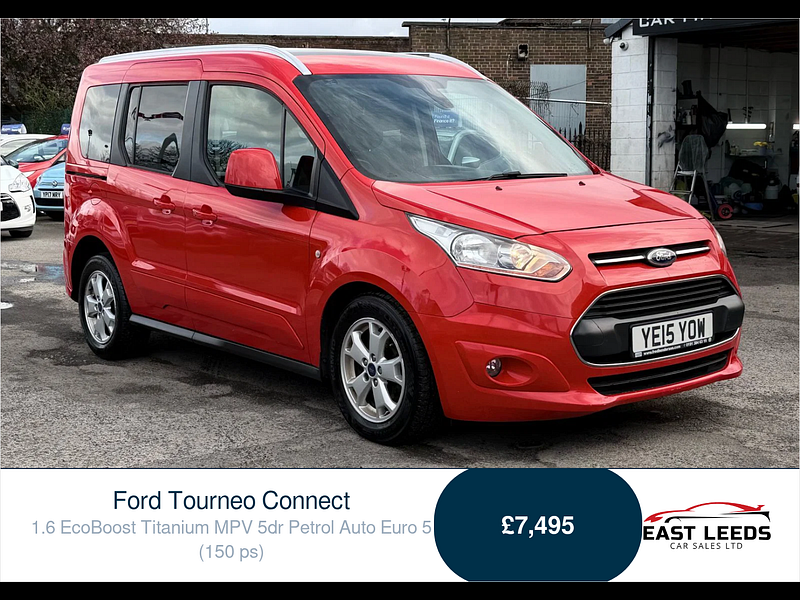 Ford Tourneo Connect 1.6 EcoBoost Titanium MPV 5dr Petrol Auto Euro 5 (150 ps) 5dr Automatic 2026