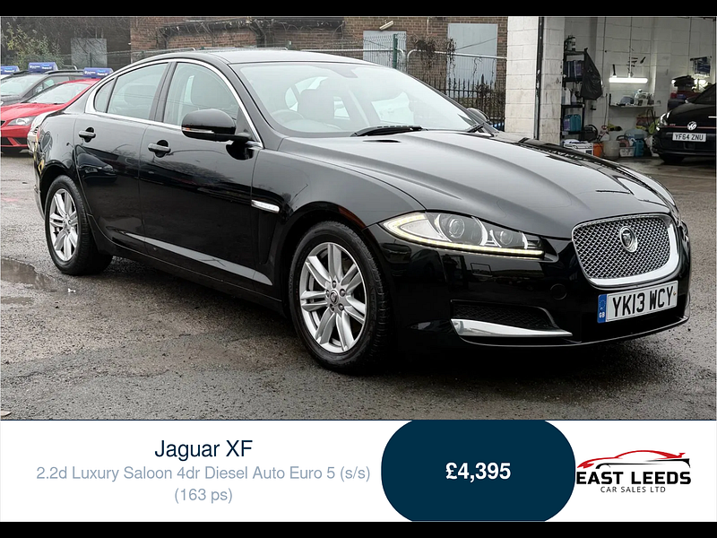 Jaguar XF 2.2d Luxury Saloon 4dr Diesel Auto Euro 5 (s/s) (163 ps) 4dr Automatic 2026