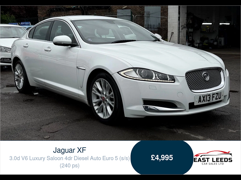 Jaguar XF 3.0d V6 Luxury Saloon 4dr Diesel Auto Euro 5 (s/s) (240 ps) 4dr Automatic 2026
