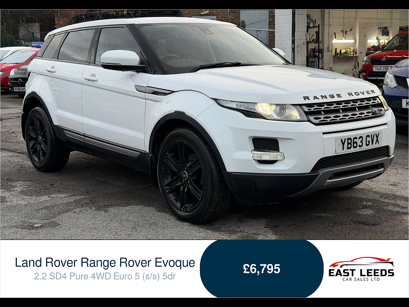 Land Rover Range Rover Evoque 2.2 SD4 Pure 4WD Euro 5 (s/s) 5dr 5dr Manual 2026