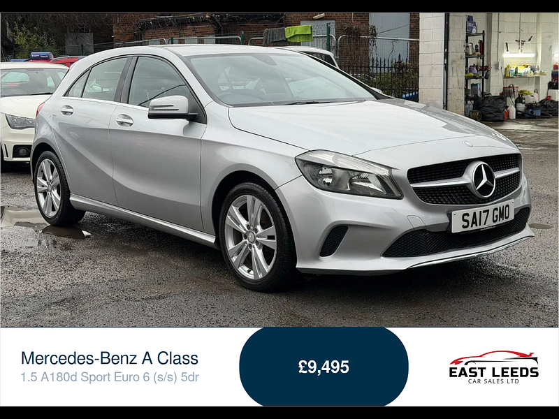 Mercedes-Benz A Class 1.5 A180d Sport Euro 6 (s/s) 5dr 5dr Manual 2026