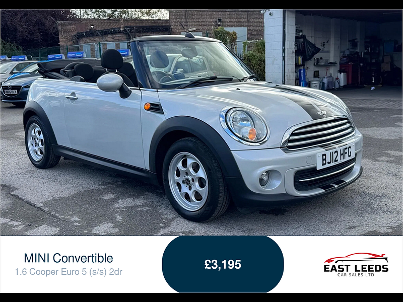 MINI Convertible 1.6 Cooper Euro 5 (s/s) 2dr 2dr Manual 2026