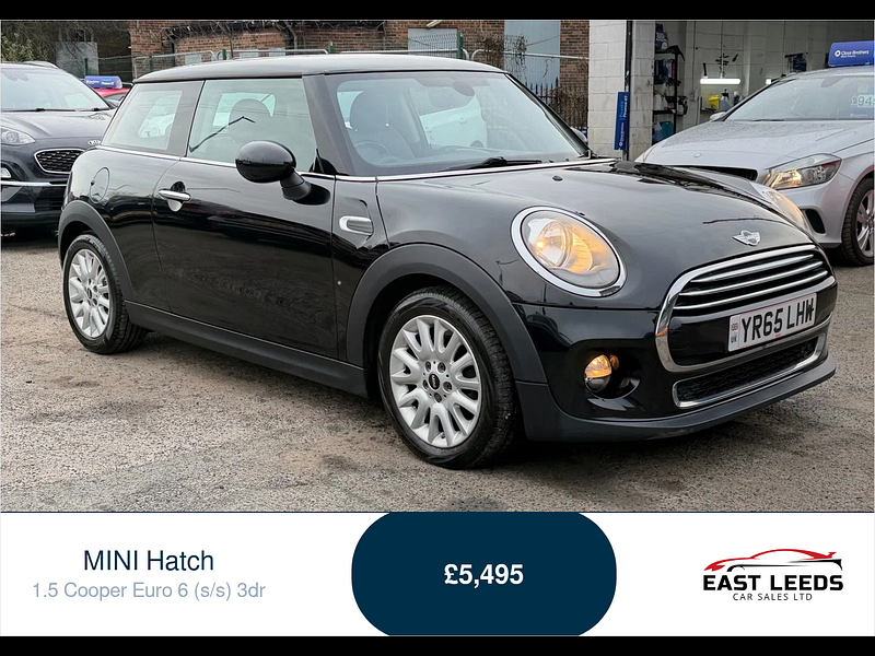 MINI Hatch 1.5 Cooper Euro 6 (s/s) 3dr 3dr Manual 2026