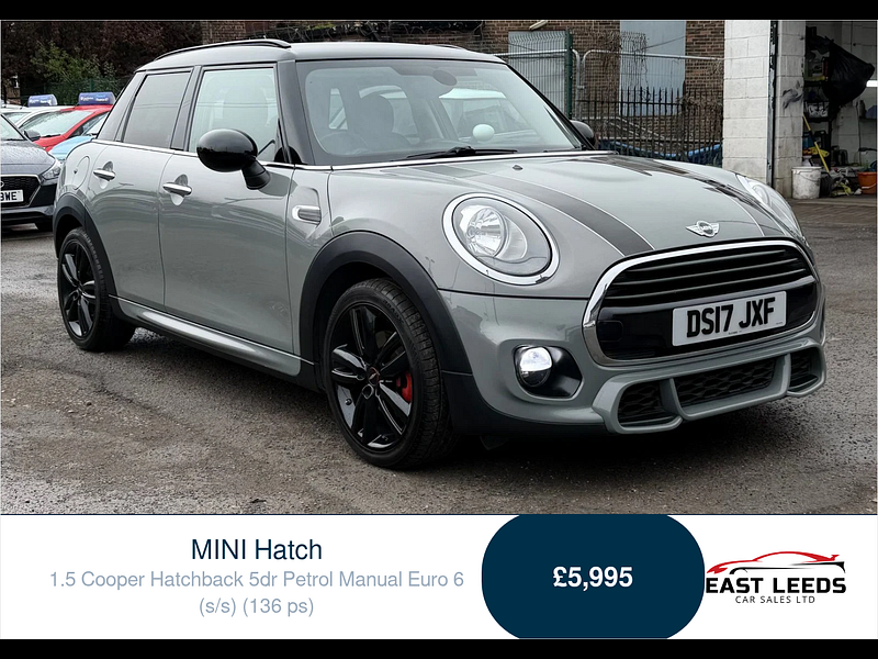 MINI Hatch 1.5 Cooper Hatchback 5dr Petrol Manual Euro 6 (s/s) (136 ps) 5dr Manual 2026
