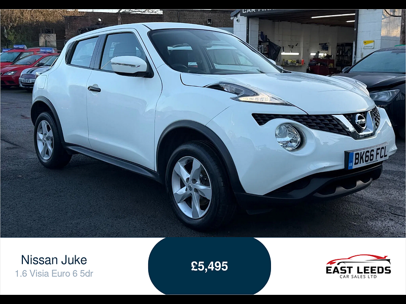 Nissan Juke 1.6 Visia Euro 6 5dr 5dr Manual 2026