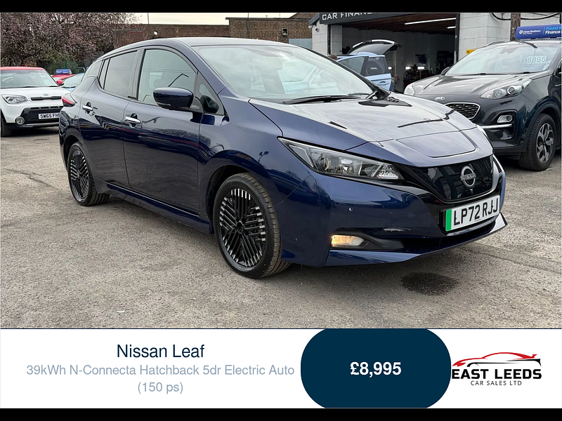 Nissan Leaf 39kWh N-Connecta Hatchback 5dr Electric Auto (150 ps) 5dr Automatic 2026