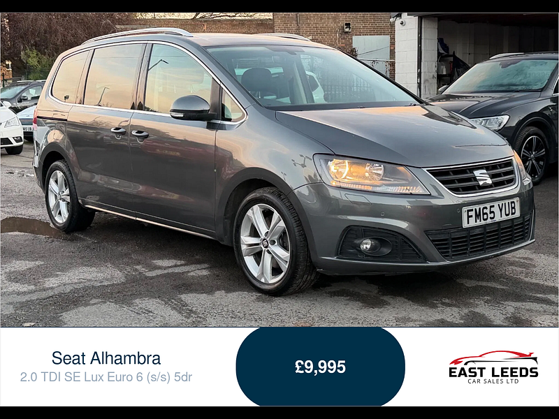 Seat Alhambra 2.0 TDI SE Lux Euro 6 (s/s) 5dr 5dr Manual 2025
