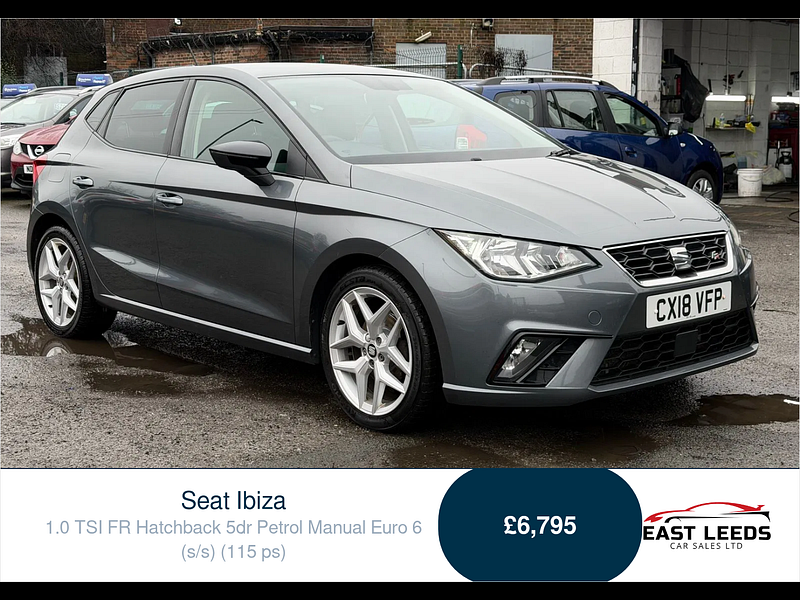 Seat Ibiza 1.0 TSI FR Hatchback 5dr Petrol Manual Euro 6 (s/s) (115 ps) 5dr Manual 2026