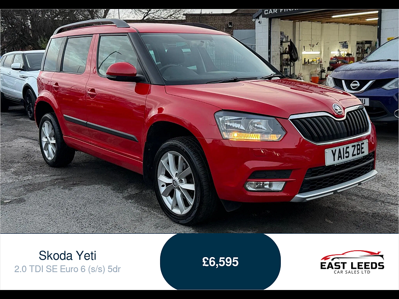 Skoda Yeti 2.0 TDI SE Euro 6 (s/s) 5dr 5dr Manual 2026