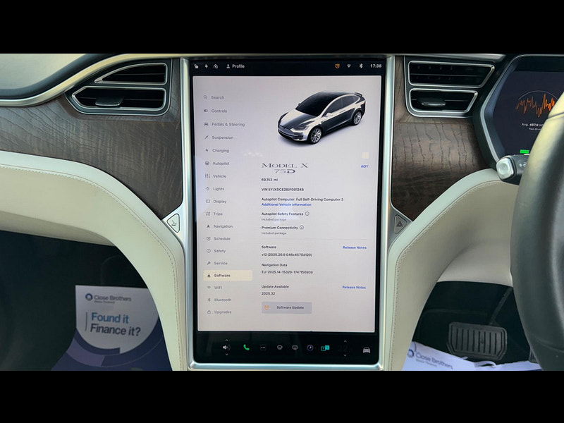 Tesla Model X 75D (Dual Motor) Auto 4WDE 5dr 5dr Automatic 2025
