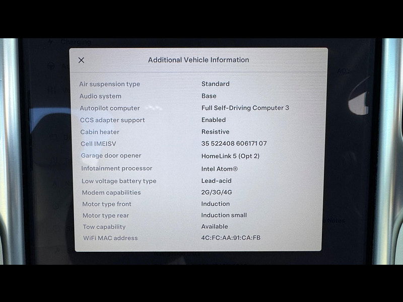 Tesla Model X 75D (Dual Motor) Auto 4WDE 5dr 5dr Automatic 2025