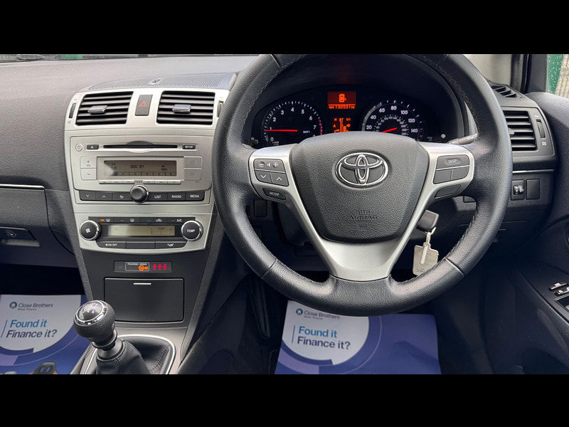 Toyota Avensis 1.8 V-Matic Active Euro 5 4dr 4dr Manual 2025
