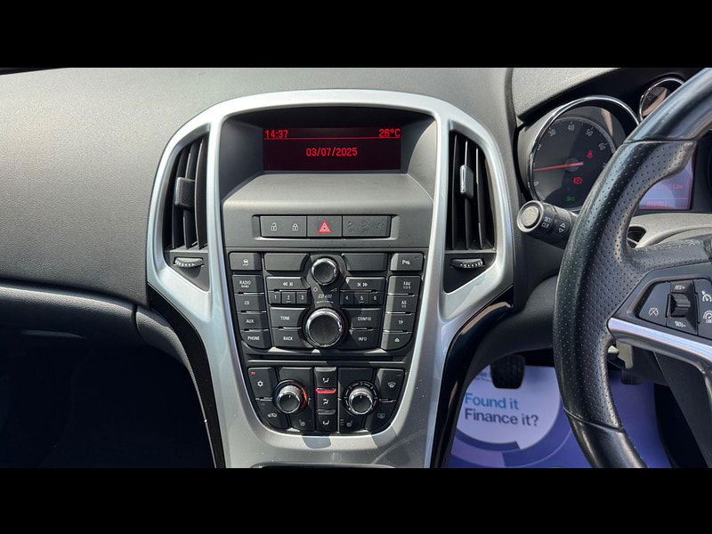 Vauxhall Astra GTC 1.6T 16V SRi Euro 5 3dr 3dr Manual 2025