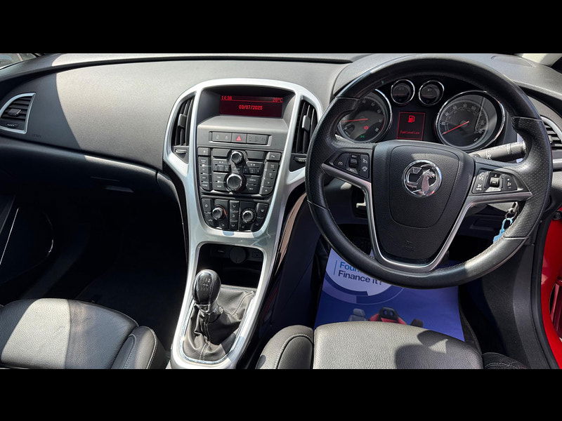 Vauxhall Astra GTC 1.6T 16V SRi Euro 5 3dr 3dr Manual 2025