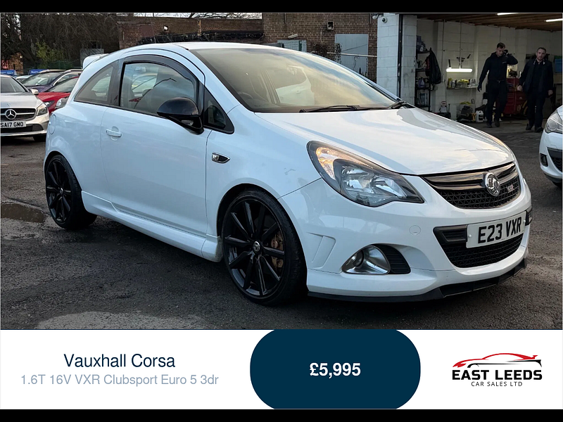 Vauxhall Corsa 1.6T 16V VXR Clubsport Euro 5 3dr 3dr Manual 2026