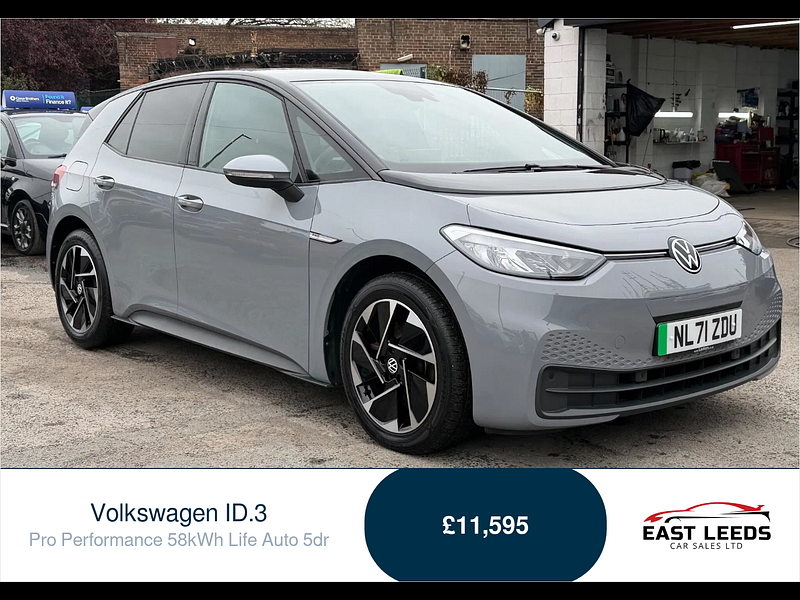 Volkswagen ID.3 Pro Performance 58kWh Life Auto 5dr 5dr Automatic 2026
