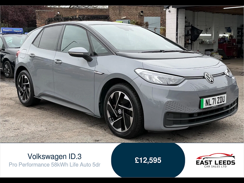 Volkswagen ID.3 Pro Performance 58kWh Life Auto 5dr 5dr Automatic 2026
