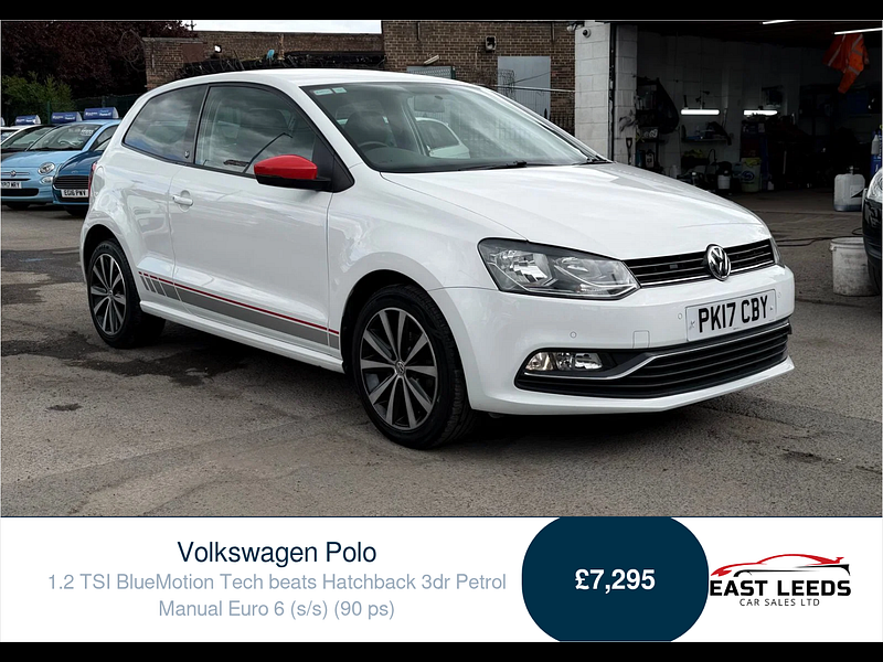 Volkswagen Polo 1.2 TSI BlueMotion Tech beats Hatchback 3dr Petrol Manual Euro 6 (s/s) (90 ps) 3dr Manual 2026