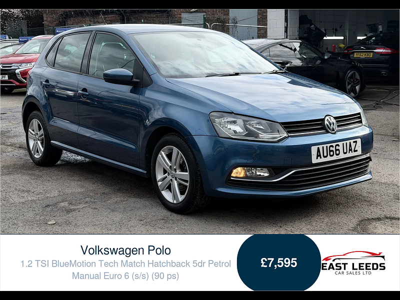 Volkswagen Polo 1.2 TSI BlueMotion Tech Match Hatchback 5dr Petrol Manual Euro 6 (s/s) (90 ps) 5dr Manual 2026