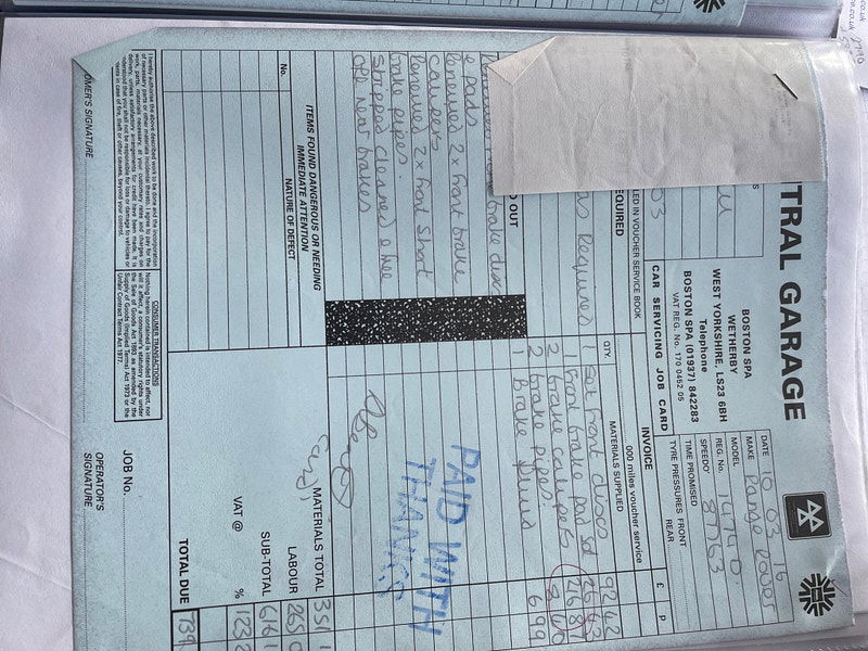 Land Rover Range Rover VOG EFI 89 5dr Automatic 2026