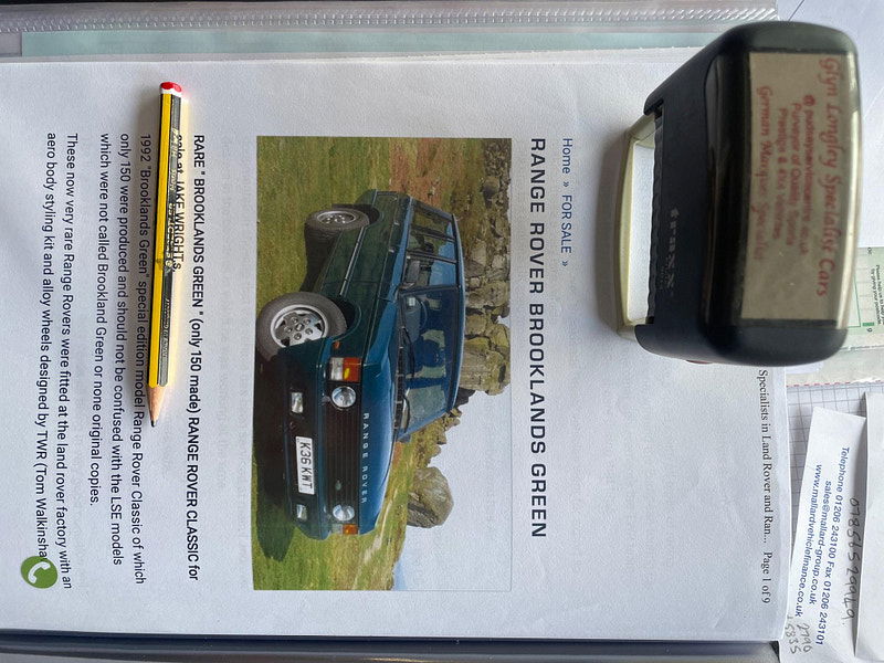 Land Rover Range Rover VOG EFI 89 5dr Automatic 2026