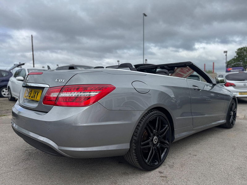 Mercedes-Benz E Class 2.1 E250 CDI BlueEfficiency Sport Cabriolet G-Tronic+ Euro 5 (s/s) 2dr 2dr Automatic 2025