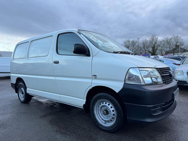 Toyota Hiace 2.5 280 D-4D RWD L1 H1 4dr 4dr Manual 2026