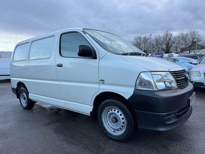 Toyota Hiace 2.5 280 D-4D RWD L1 H1 4dr 4dr Manual 2026