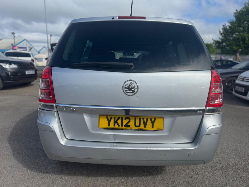 Vauxhall Zafira 1.6 16V Excite Euro 5 5dr 5dr Manual 2025