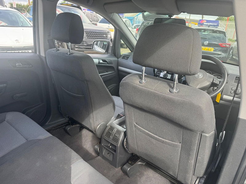 Vauxhall Zafira 1.6 16V Excite Euro 5 5dr 5dr Manual 2025