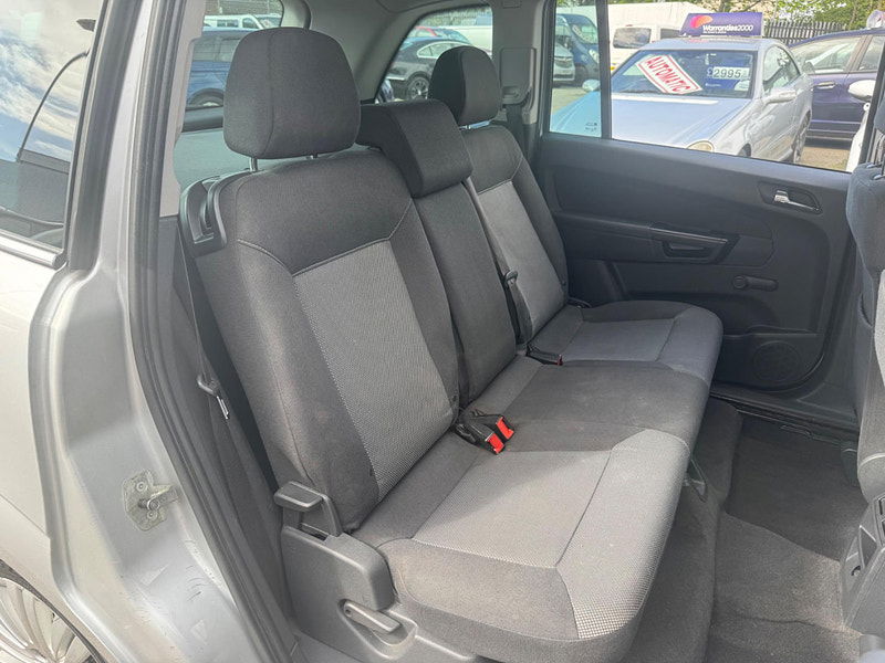 Vauxhall Zafira 1.6 16V Excite Euro 5 5dr 5dr Manual 2025