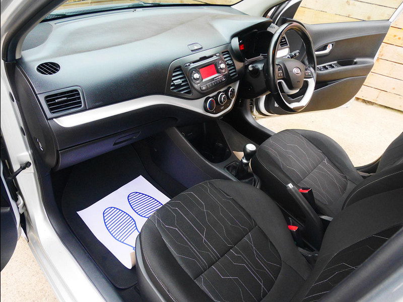 Kia Picanto 1.0 VR7 Hatchback 5dr Petrol Manual Euro 5 (68 bhp) 5dr Manual 2025