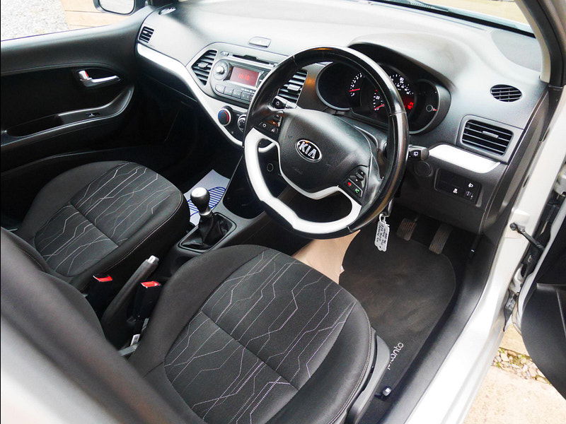 Kia Picanto 1.0 VR7 Hatchback 5dr Petrol Manual Euro 5 (68 bhp) 5dr Manual 2025