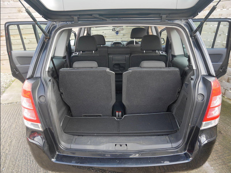 Vauxhall Zafira 1.6 16V Exclusiv MPV 5dr Petrol Manual Euro 5 (115 ps) 5dr Manual 2026