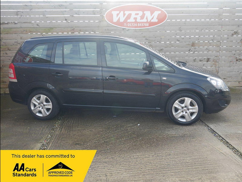 Vauxhall Zafira 1.6 16V Exclusiv MPV 5dr Petrol Manual Euro 5 (115 ps) 5dr Manual 2026