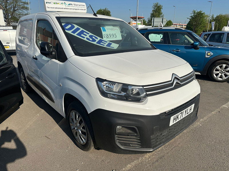 Citroen Berlingo 1.5L 1000 Enterprise Professional Blue HDi  Diesel Manual Euro 6 (101 bhp) 5dr Manual 2025