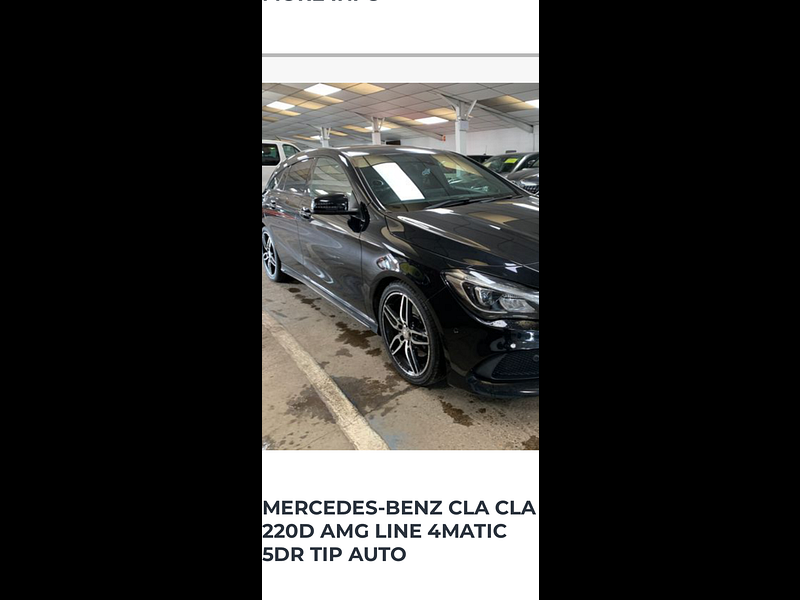 Mercedes-Benz CLA 2.1 CLA220d AMG Line Shooting Brake 5dr Diesel 7G-DCT 4MATIC Euro 6 (s/s) (177 ps) 5dr Automatic 2026