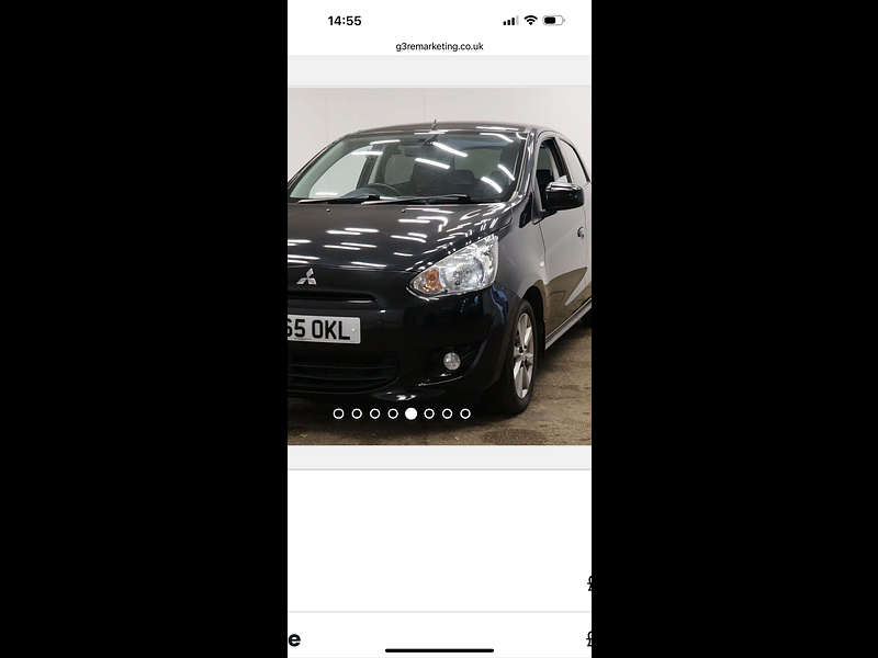 Mitsubishi Mirage 1.2L 3 Hatchback 5dr Petrol Manual Euro 6 (79 bhp) 5dr Manual 2025