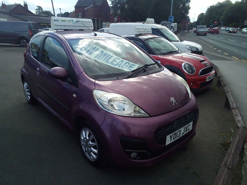 Peugeot 107 1.0L Active Hatchback 3dr Petrol Manual Euro 5 (68 bhp) 3dr Manual 2025