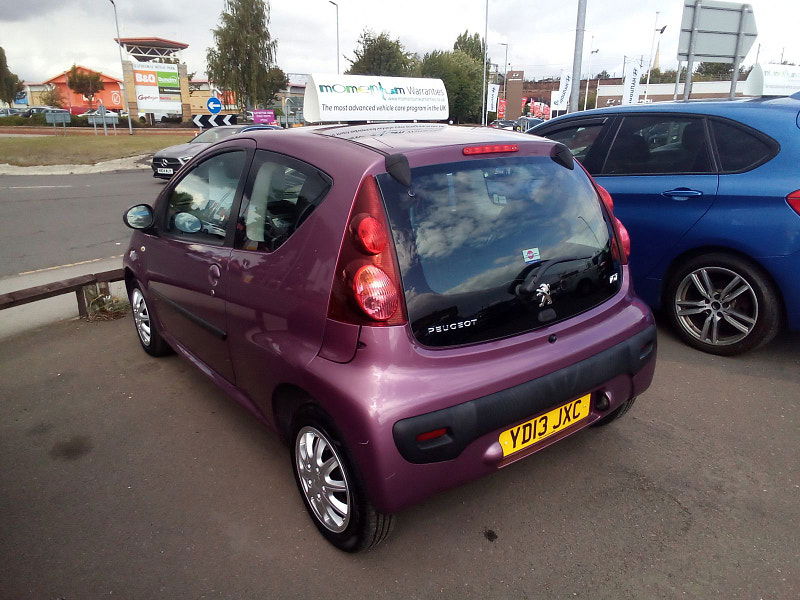 Peugeot 107 1.0L Active Hatchback 3dr Petrol Manual Euro 5 (68 bhp) 3dr Manual 2025