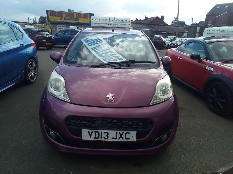 Peugeot 107 1.0L Active Hatchback 3dr Petrol Manual Euro 5 (68 bhp) 3dr Manual 2025