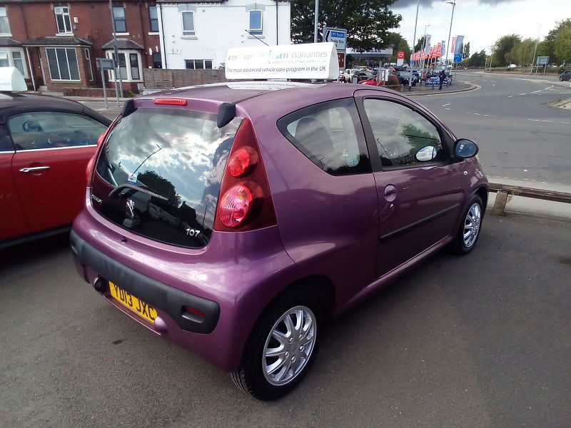 Peugeot 107 1.0L Active Hatchback 3dr Petrol Manual Euro 5 (68 bhp) 3dr Manual 2025